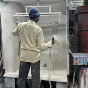 Powder Coating Process in Spray Booth Manufacturers in Uttar Pradesh