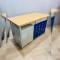 Blue Mild Steel Teachers Table For School Classroom Use Manufacturers, Suppliers in Daudnagar