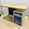 Blue Mild Steel Teachers Table For School Classroom Use Manufacturers, Suppliers in Daudnagar