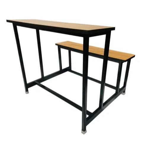 Brown And Black College Desk For Students With Iron Frame Manufacturers, Suppliers in Azamgarh