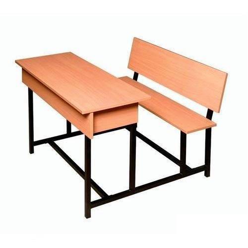 Classroom Two Seater School Desk Bench Wooden and Brown Manufacturers, Suppliers in Aluva