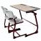 Heavy Duty Iron Dual Desk Bench With Capsule Tube Frame Manufacturers, Suppliers in Jorhat