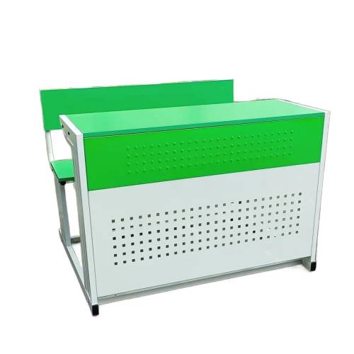 Heavy Duty Two Seater Dual Desk Bench Green Finish Manufacturers, Suppliers in Mavoor