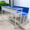 Iron 3 Seater Wooden School Bench With Self Desk and With Back Rest Manufacturers, Suppliers in Kuttampuzha