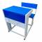 Mild Steel Single Seater Dual Desk Bench Blue And Grey Color Manufacturers, Suppliers in Sitapur