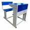 Mild Steel Single Seater Dual Desk Bench Blue And Grey Color Manufacturers, Suppliers in Sitapur