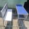 Modern Black Iron Dual Desk Bench For Schools And Colleges Manufacturers, Suppliers in Bilaspur