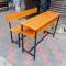 Premium Iron Dual Desk Bench Brown Color Two Seater Manufacturers, Suppliers in Bilaspur