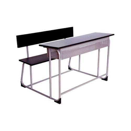 School Capsule Pipe Desk Two Seater with Wooden Top Manufacturers, Suppliers in Bahadurgarh